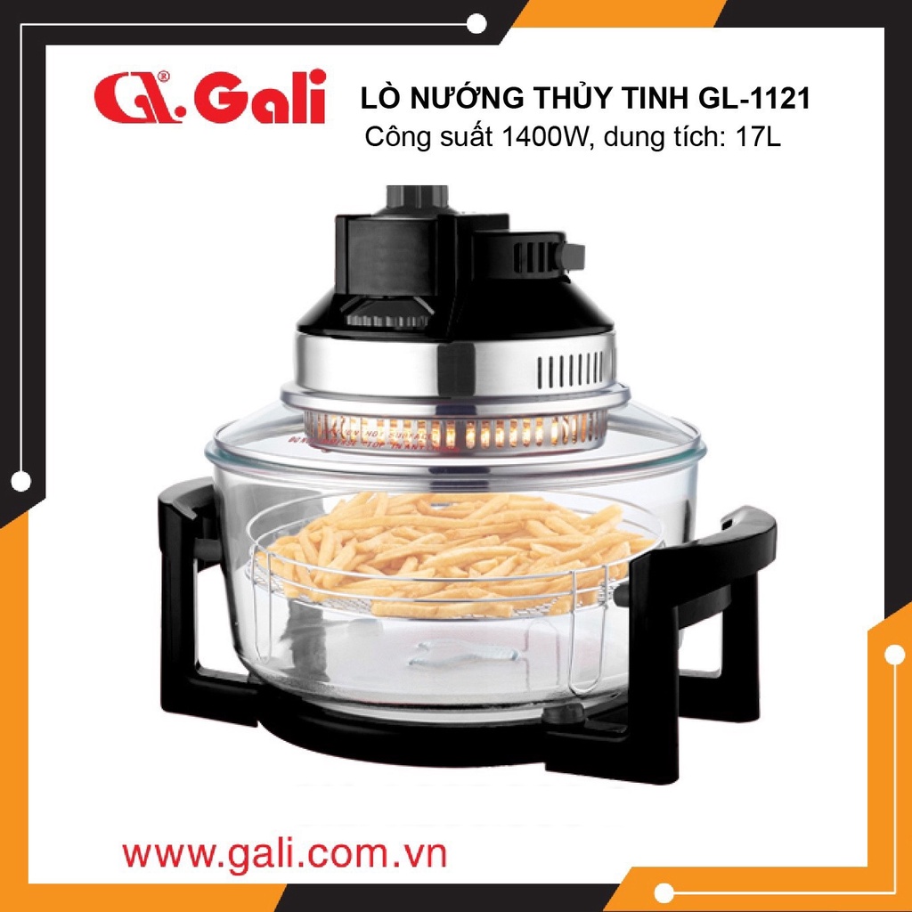 Lò nướng thủy tinh Gali GL-1121 17Lit Hàng chính hãng