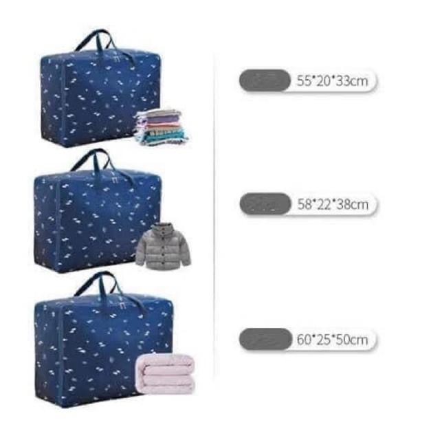 Bộ 3 Túi To Cỡ Đại Chuyên Đựng Chăn Màn Quần Áo