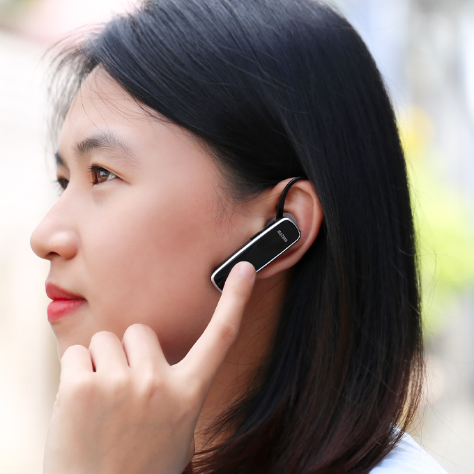 Tai nghe Bluetooth Mozard LE003 Đen - Hàng Chính Hãng