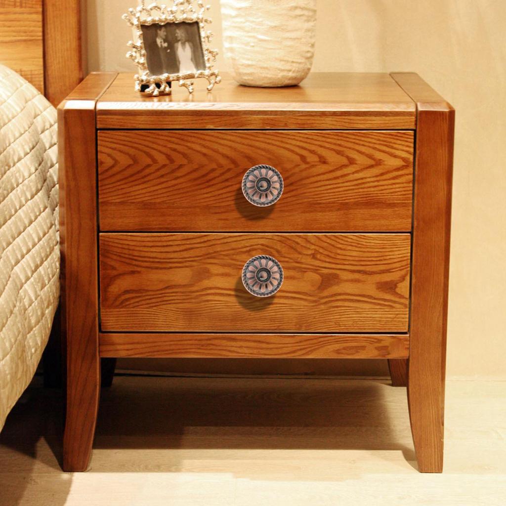 Zinc Alloy Round Knobs Pulls Handles with Screw for Cabinet