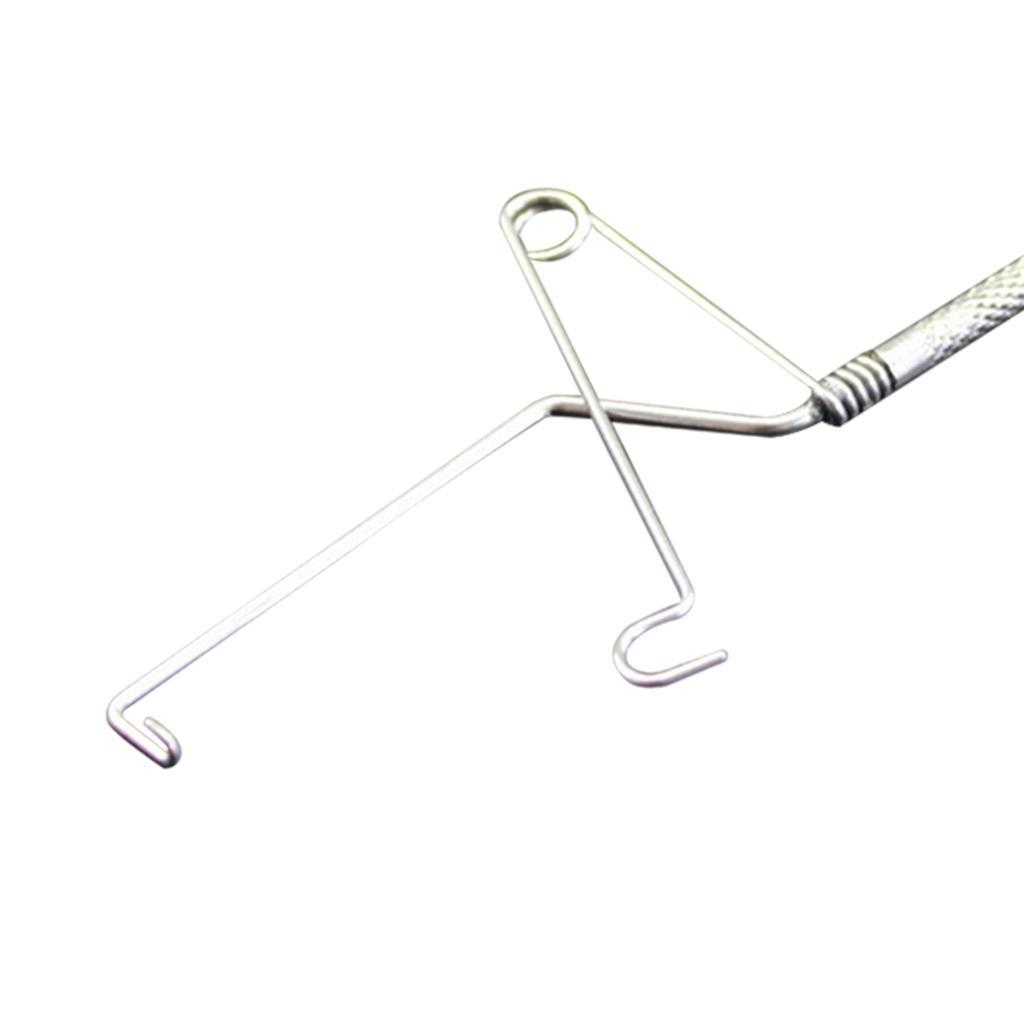 Multifunction Fly Tying Finisher Device Fishing Hook Stainless Steel
