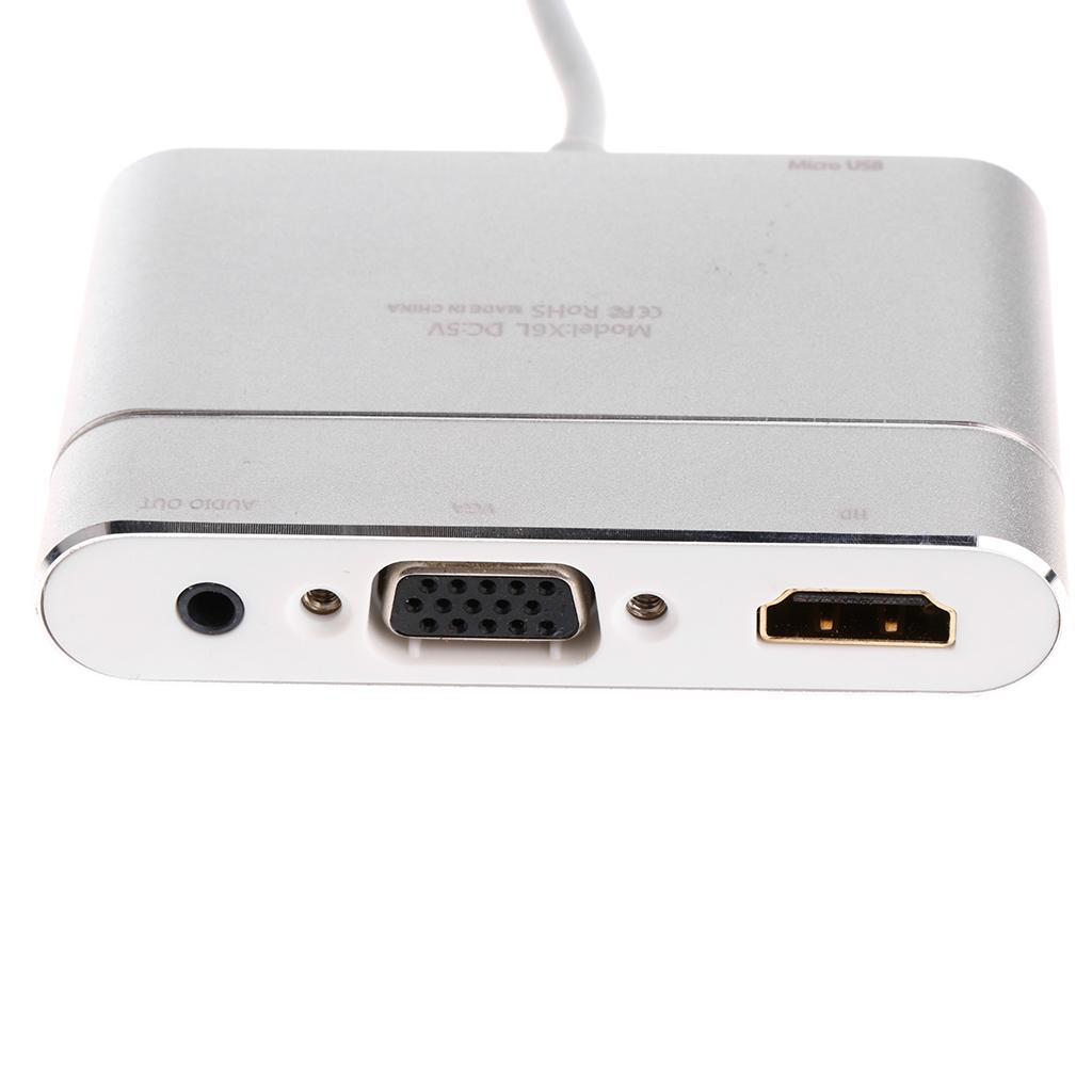 HDMI Male to VGA Female Video Cable Cord Converter Adapter 1080P for iPhone