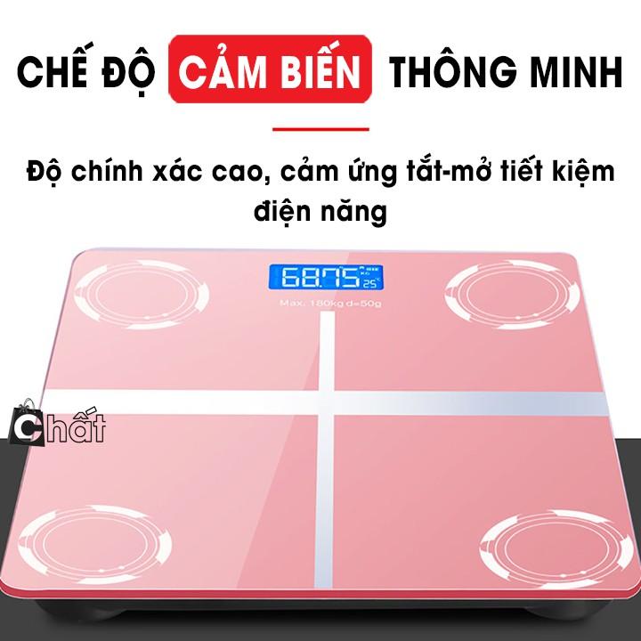 Cân điện tử, Cân sức khoẻ mặt kính tải trọng tối đa 180kg mẫu mới