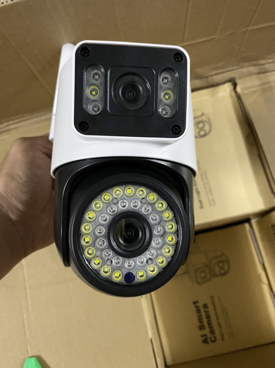 Camera Yoosee 2 Mắt Ngoài Trời 5.0 Mpx Góc Quan Sát Rộng - Đàm Thoại 2 Chiều Ban Đêm Có Màu Cảnh Báo Chống Trộm - Hàng Nhập Khẩu