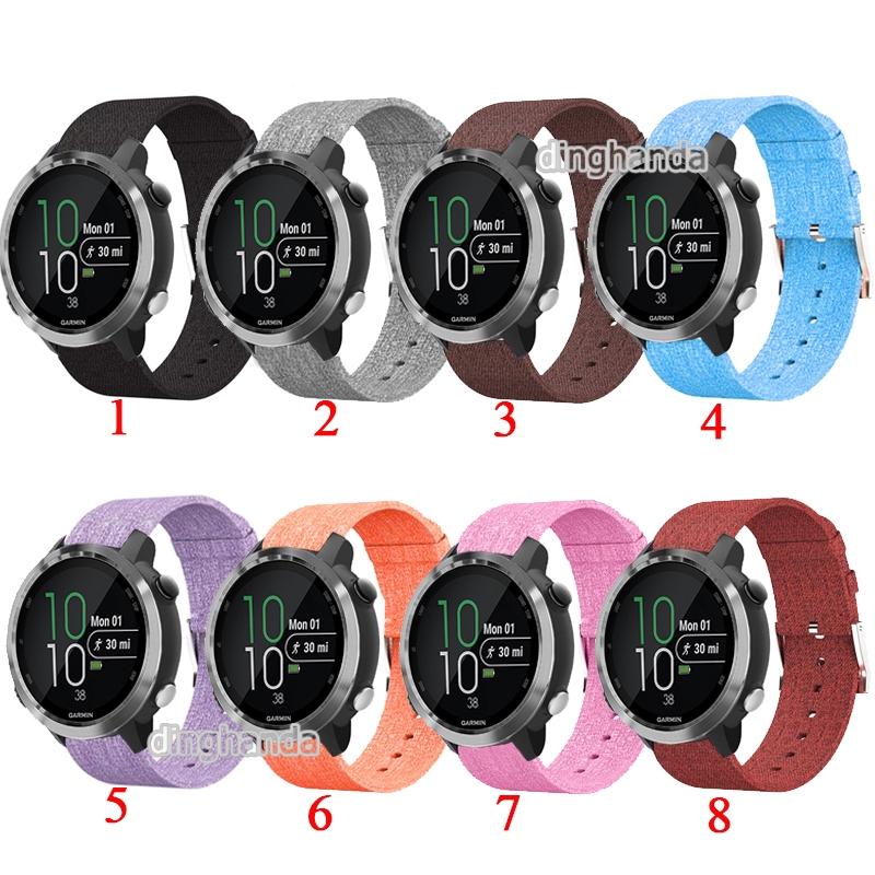 Dây đeo vải dệt cho đồng hồ thông minh Garmin Forerunner 645 245 245M