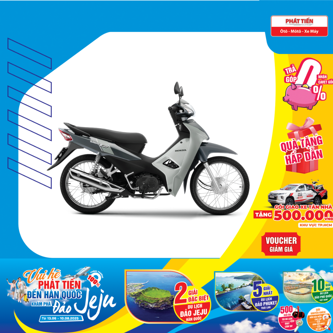 Xe máy Honda Wave Alpha 2025 Phiên bản Cổ Điển