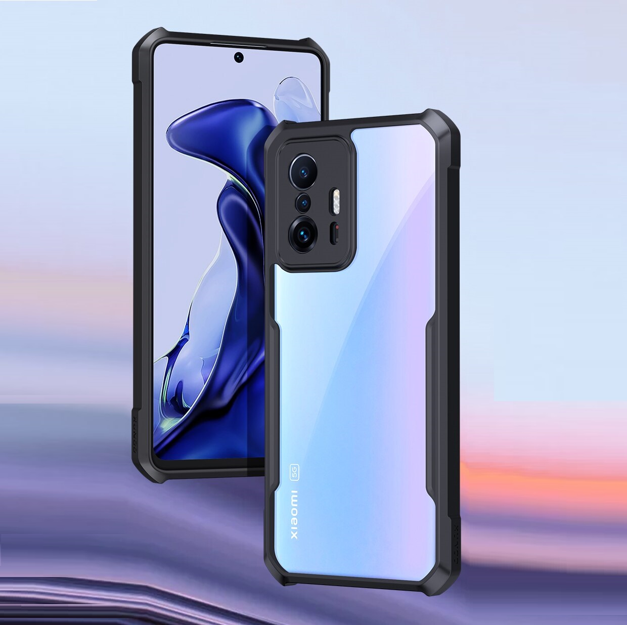 Ốp Lưng Dành Cho Xiaomi Mi 11, Mi 11 Pro, Mi 11 Ultra, Mi 11T, Mi 11 T Pro Chính Hãng XUNDD Cao Cấp Lưng Trong Suốt Không Ố Màu, Viền Dẻo Chống Sốc - Hàng Nhập Khẩu
