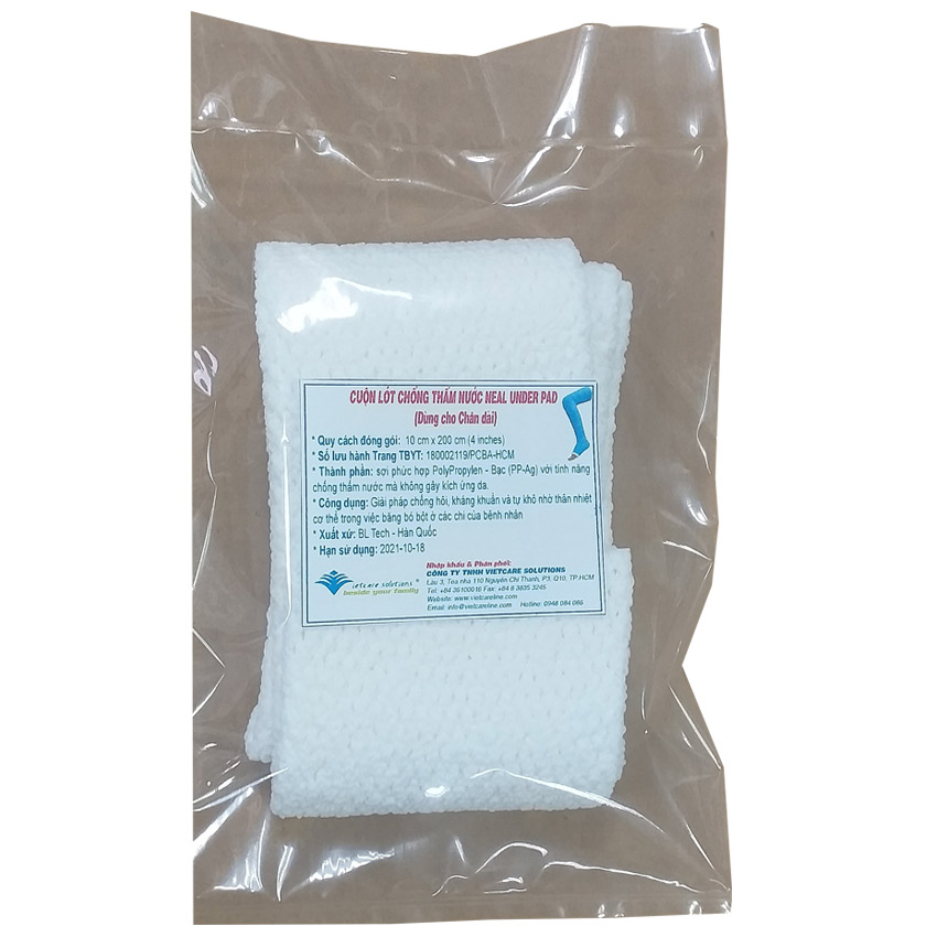 Cuộn lót chống thấm nước Neal Under-Pad 4P dùng cho chân dài