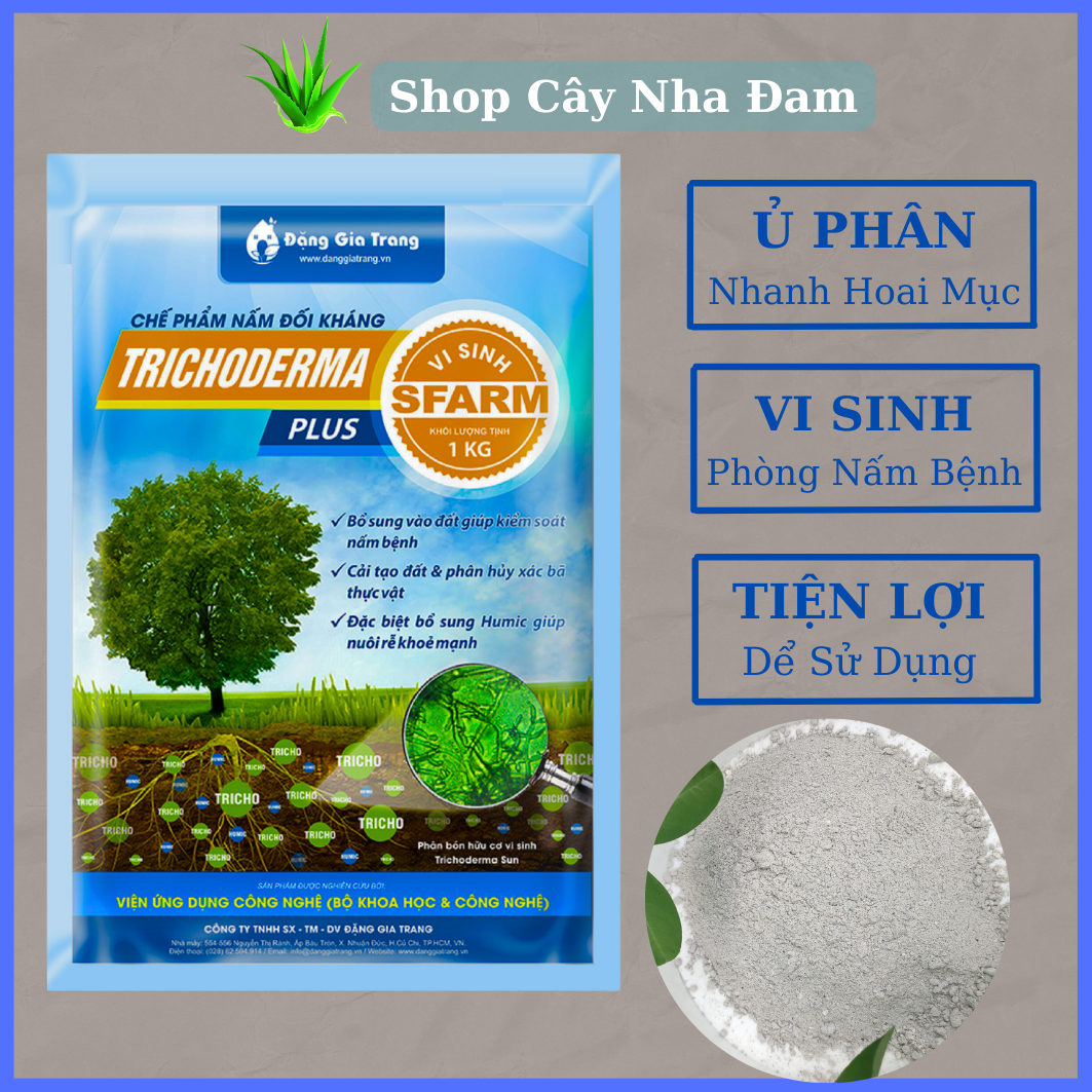 Chế Phẩm TRICHODERMA Plus Cao Cấp Chuyên Ủ Phân Hữu Cơ Cho Mọi Cây Trồng