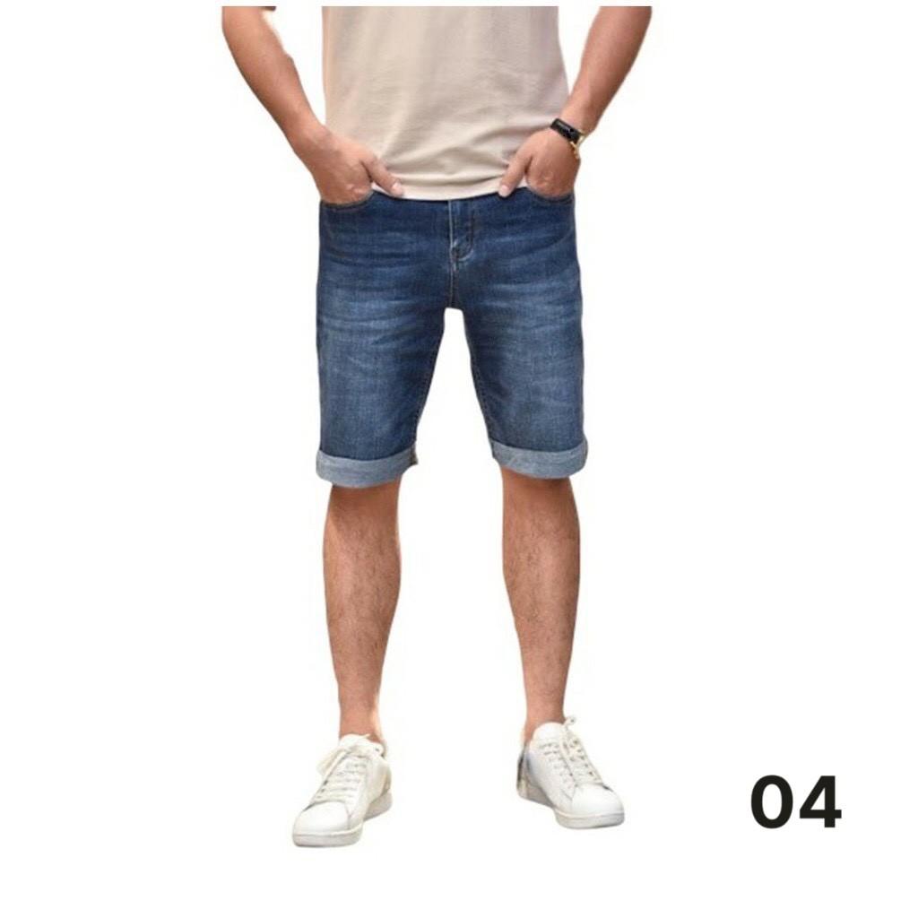 Quần Short Nam Chất Jean Co Giãn, Quần Đùi Nam thời trang cao cấp MSS104