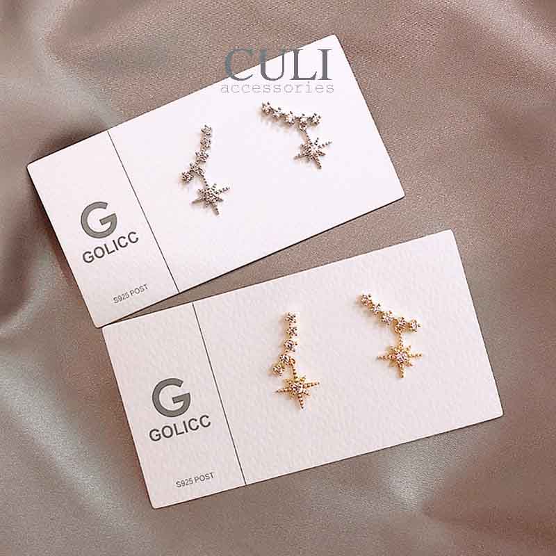 Khuyên tai hình sao rơi Falling Star cá tính HT633 - Culi accessories