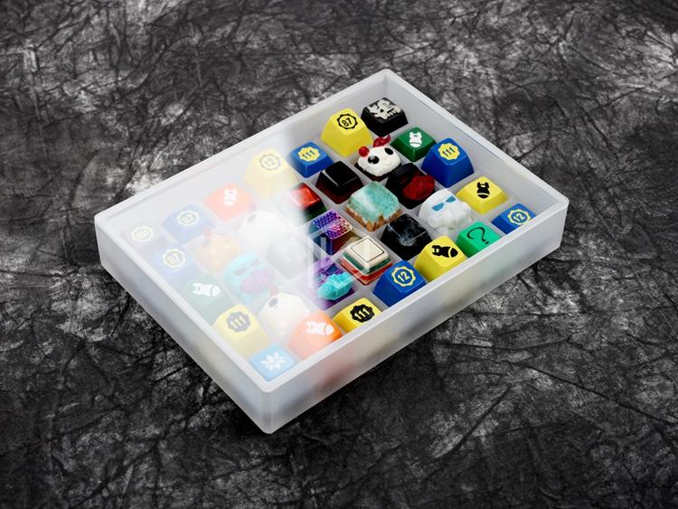 Ác Hộp Acrylic Keycaps 7X5 Bàn Phím Sa GMK OEM Anh Đào DSA Xda Keycaps hộp Cho Keycap Bộ Cổ Bộ Sưu Tập