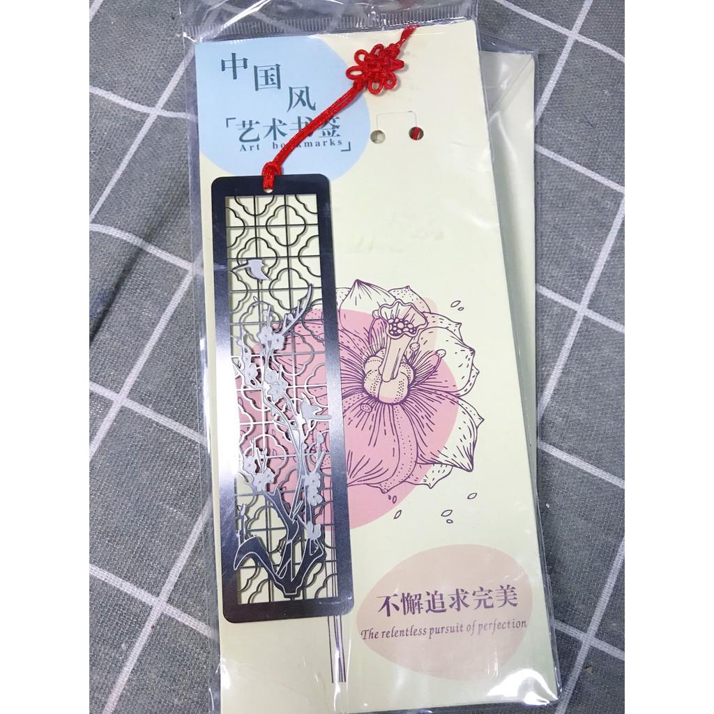 Bookmark phong cách Trung Quốc bằng thép không gỉ