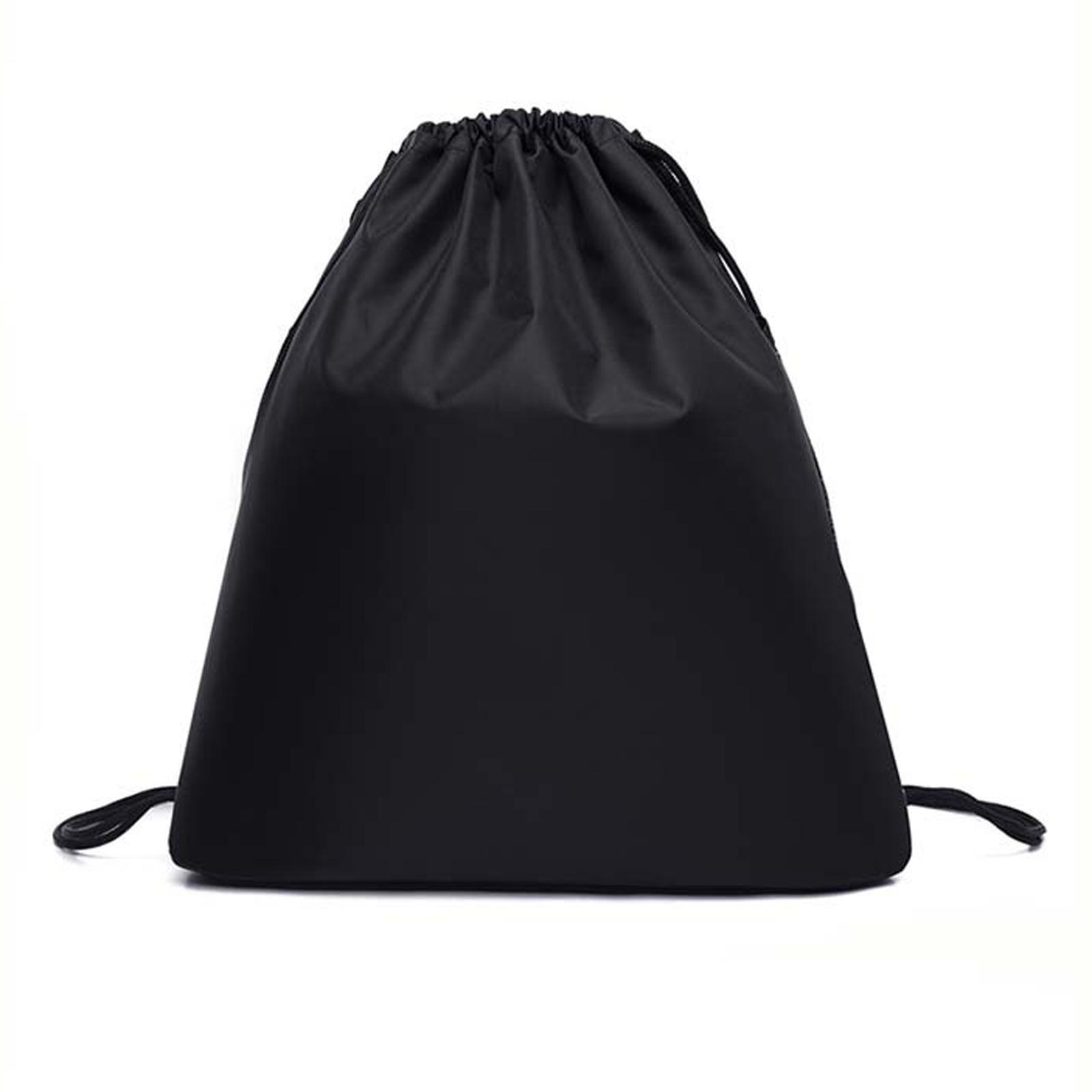 Drawstring Backpack Sports Gym with Mesh Pockets Water Resistant String Bag for Women Men Children