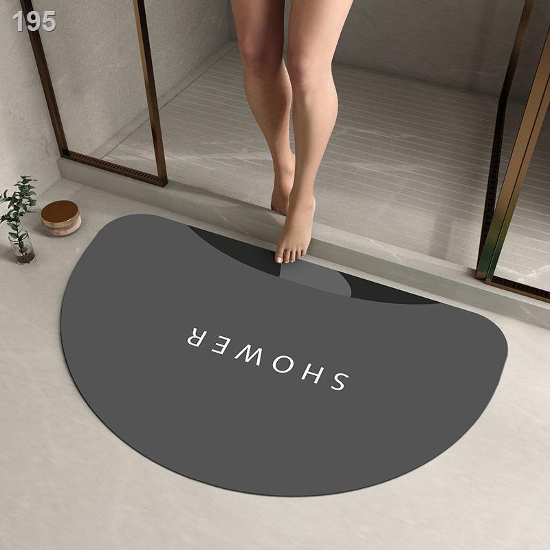 Đệm bùn tảo cát sang trọng nhẹ chống trơn trượt sàn khô nhanh thảm phòng tắm thấm nhà vệ sinh cửa