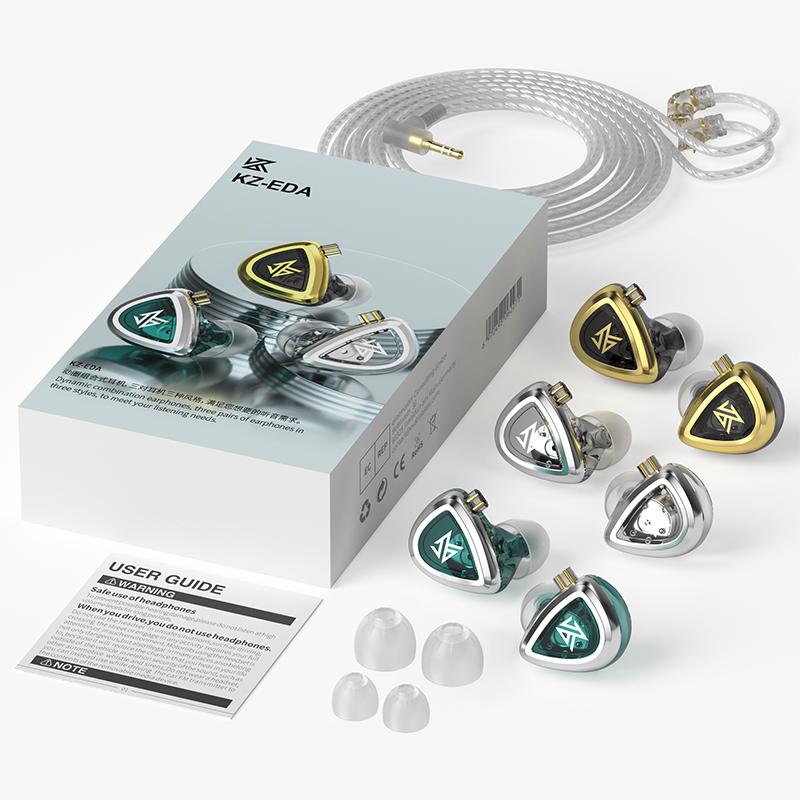 Tai nghe tai nghe KZ EDA Bass/cân bằng/Hi-Res tai nghe trong tai nghe tai nghe Sport Tiếng ồn HIFI Tai nghe HIFI KZ EDXPRO EDC EDS Màu