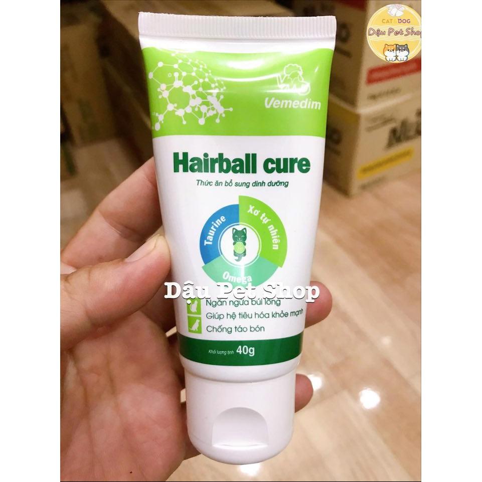 Hairball Cure - Gel dinh dưỡng tiêu búi lông trong dạ dày và ruột của chó mèo