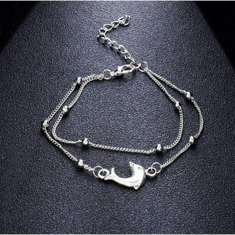 Lắc chân nữ - cá heo ️ ƯU ĐÃI TOÀN SHOP ️ Bạc 925 sáng bền, thiết kế tinh tế phù hợp mọi phong cách, sự kiện