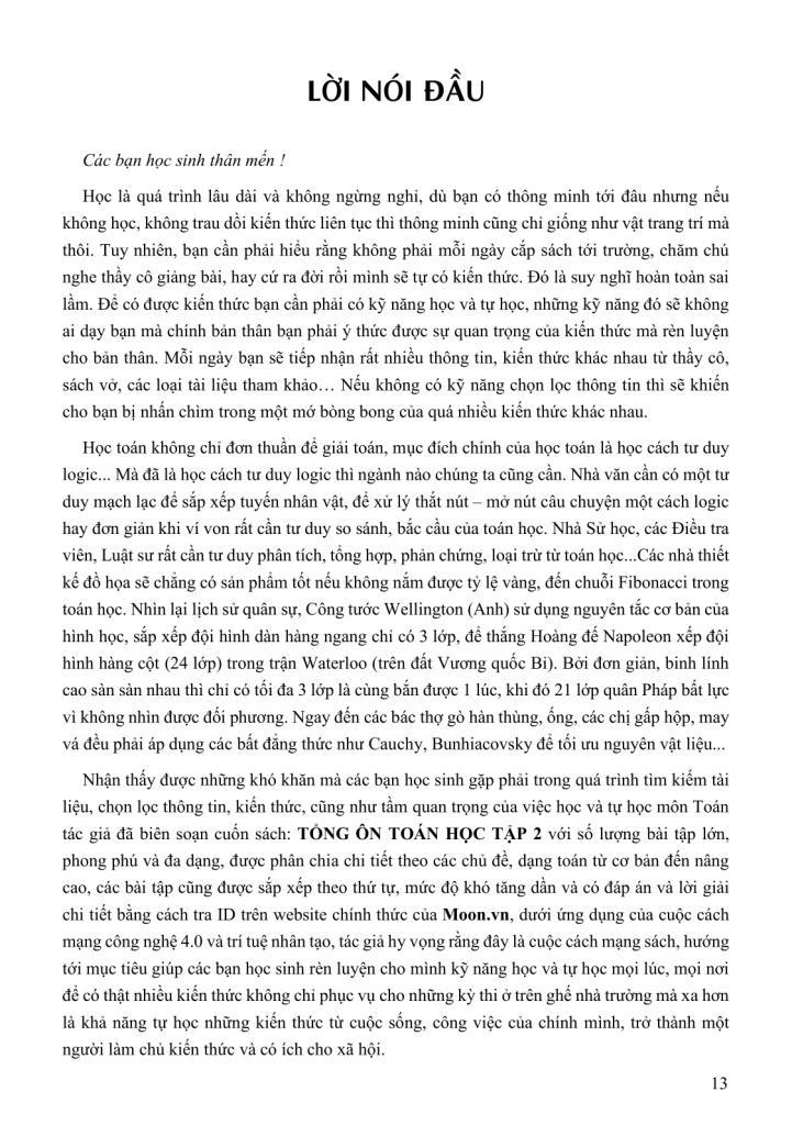 Sách - Tổng Ôn Toán Học - Tập 2