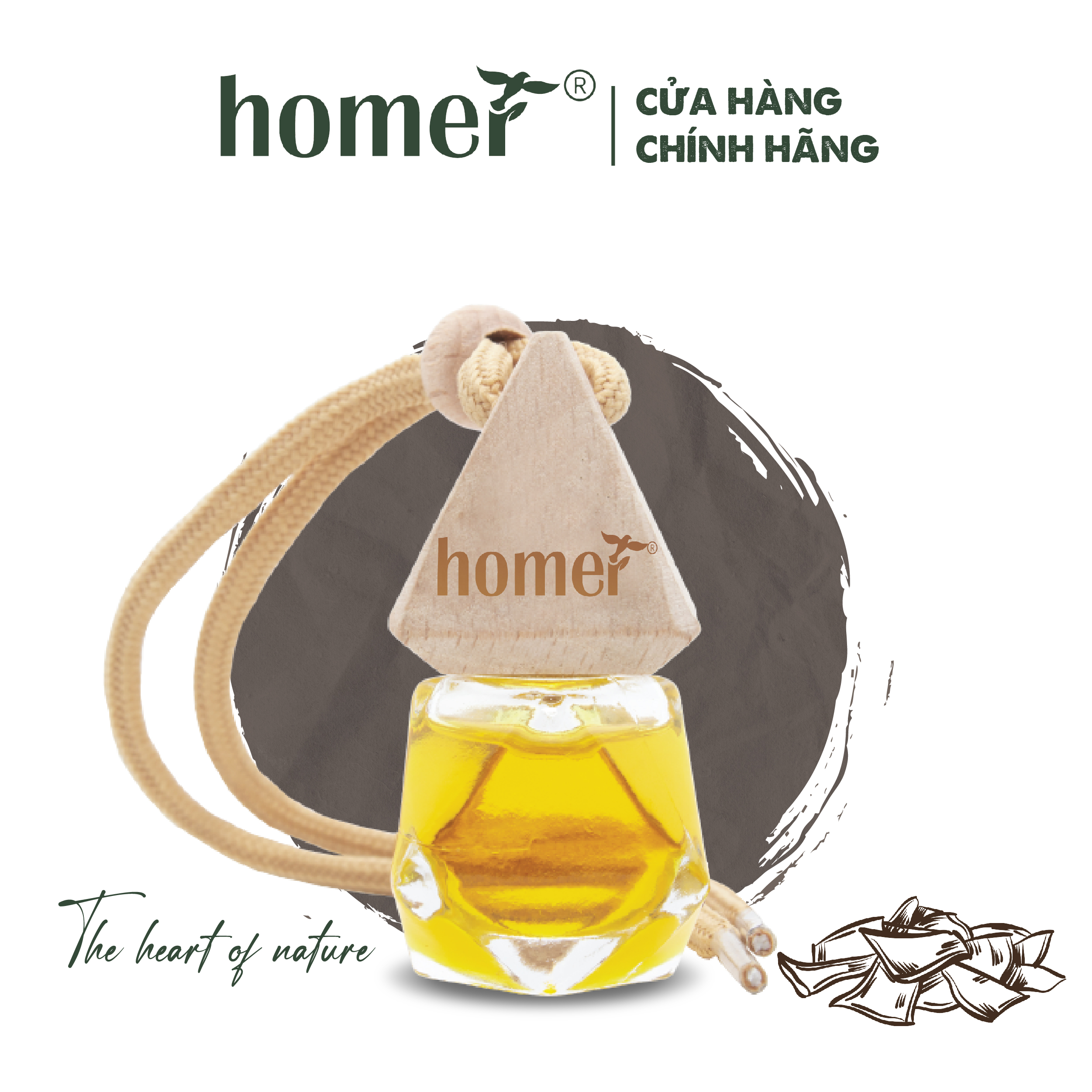 Tinh Dầu Hương Trầm Homer 100ml - Chính Hãng, Đạt Chuẩn Kiểm Định Cao Cấp - Tinh Dầu Xông Thơm Phòng, Thư Giãn, Khử Mùi hiệu quả