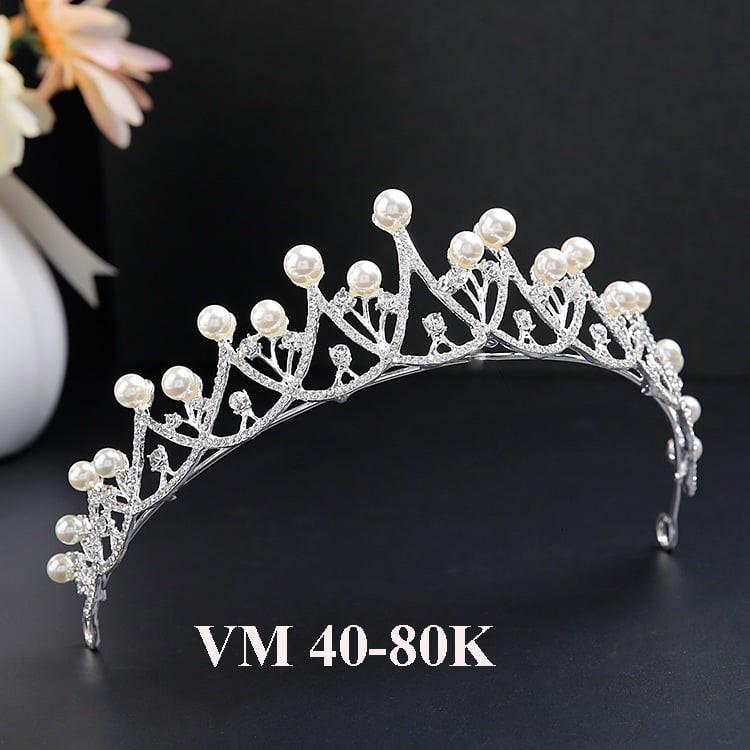 (Free ship)Vương Miện Đỏ- Vương Miện Cô Dâu- Phụ Kiện Cưới(VM 40