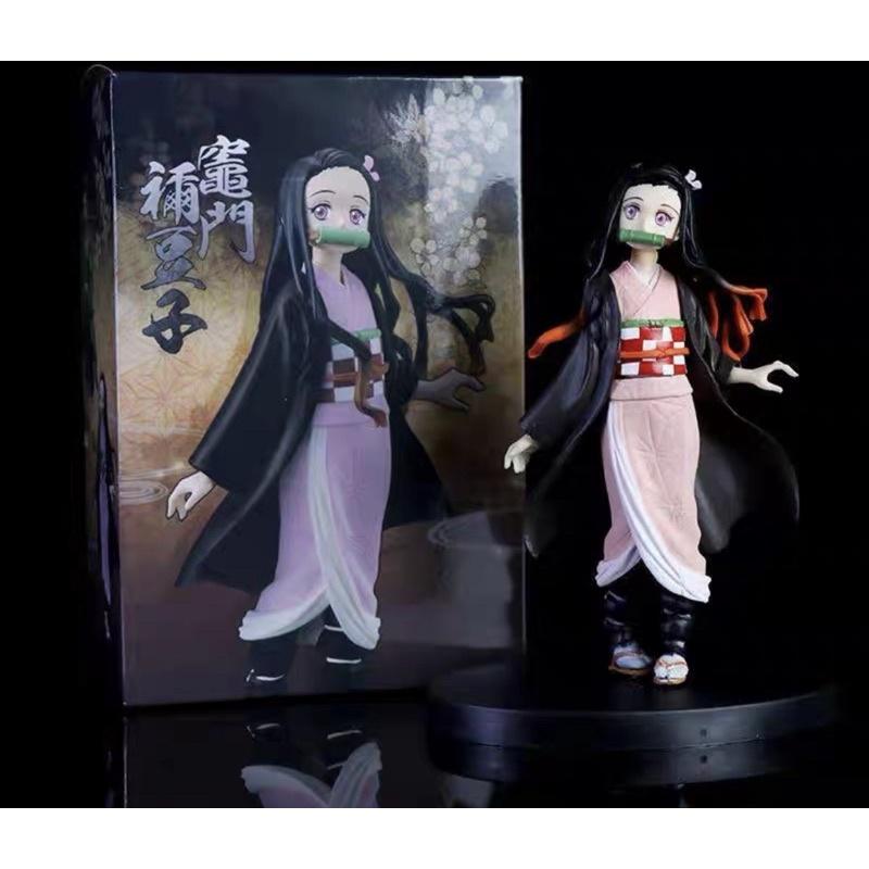 mô hình Kimetsu no yaiba - Mô hình Thanh Gươm Diệt Quỷ Nezuko cao 17cm bằng PVC cao cấp (Có clip, ảnh thật