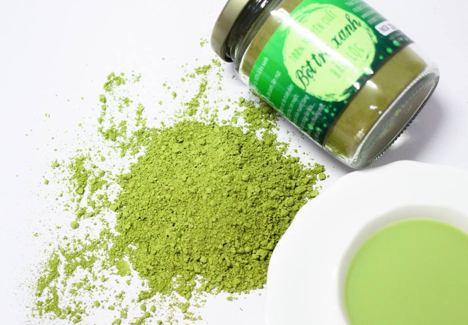 Combo Bột Trà Xanh + Bột Cám Gạo + Bột Đậu Đỏ Nguyên Chất Vũ Gia