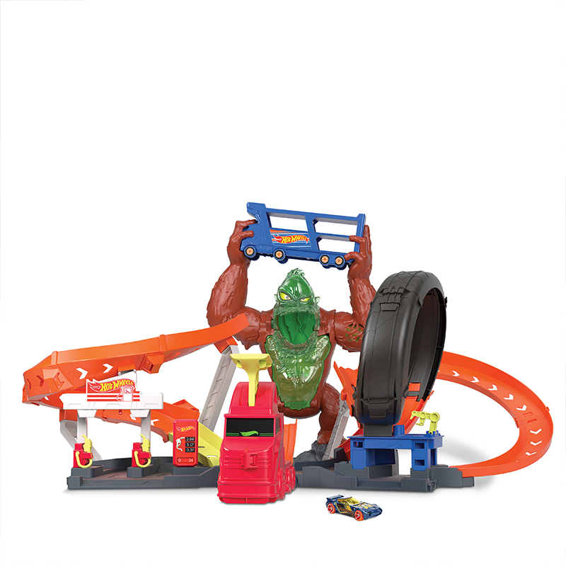 Bộ Đồ Chơi Hot Wheels Thành Phố Khỉ Đột Gorllia GTT94