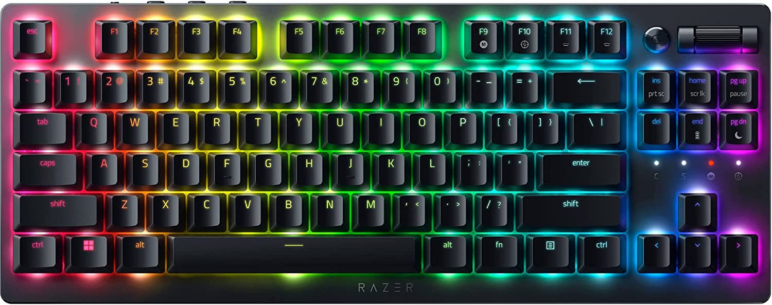 Bàn phím cơ Razer DeathStalker V2 Pro-Wireless Low Profile Optical Gaming Keyboard (Linear Red Switch)_Mới, hàng chính hãng