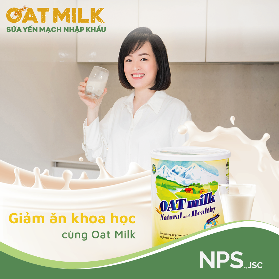 Sữa thực vật hữu cơ nhập khẩu Đài Loan Oat Milk thon gọn vóc dáng