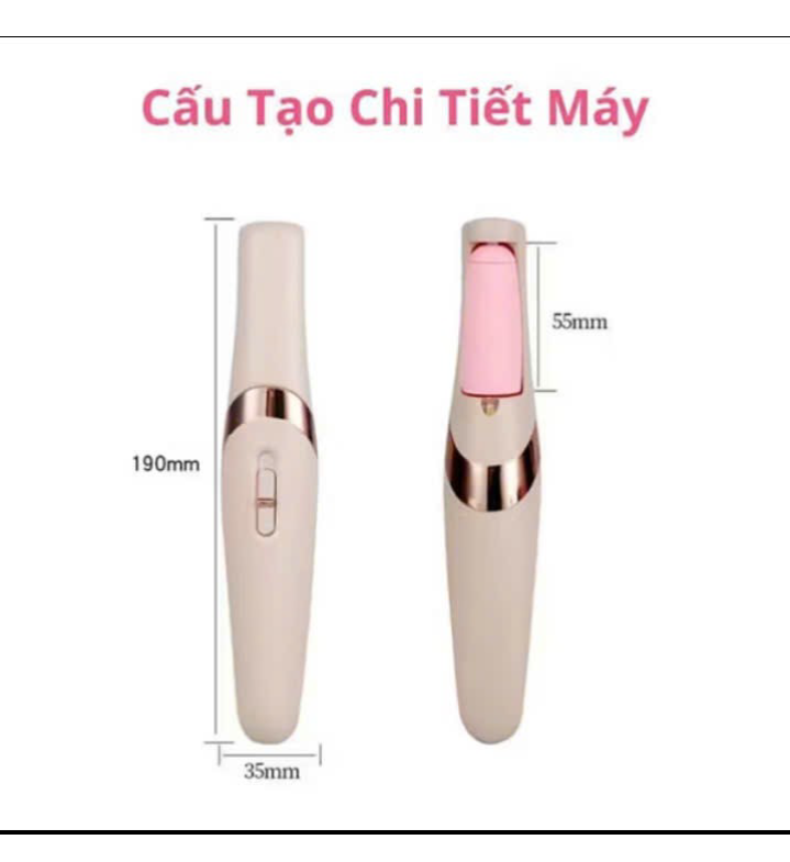 Máy chà gót chân làm sạch chân với 2 đầu chà mịn chà nhám