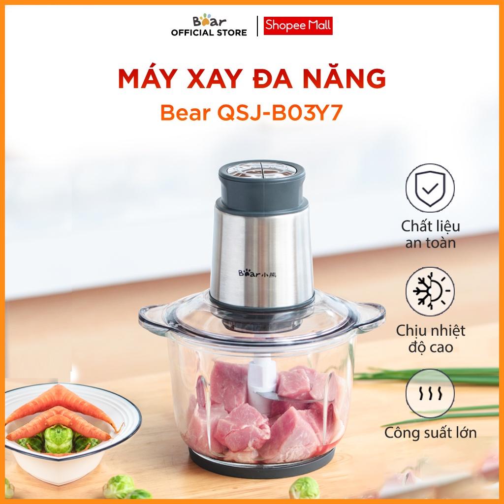 Máy Xay Thực Phẩm Đa Năng 2L Bear QSJ-C04R8S - Hàng Chính Hãng