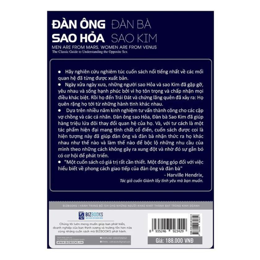 Sách Đàn Ông Sao Hoả Đàn Bà sao Kim