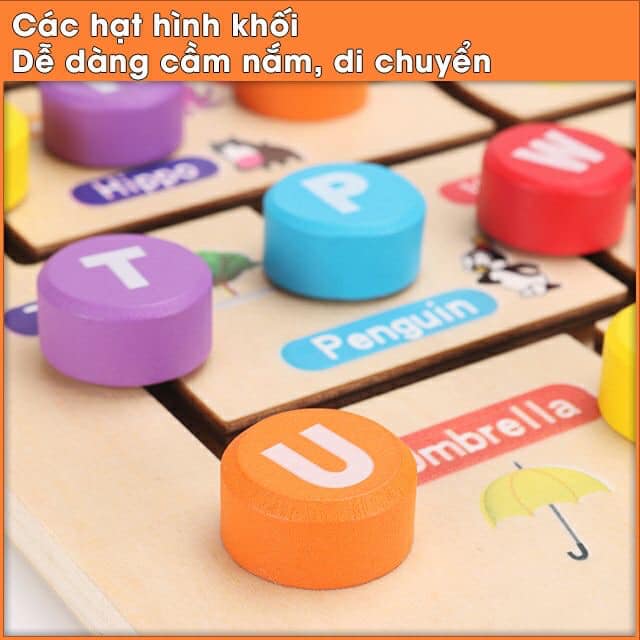 Bảng chữ cái mê cung cho bé