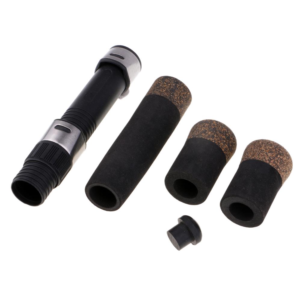 Rod Building Black EVA Casting Fishing Rod Handle Grip with Reel Seat