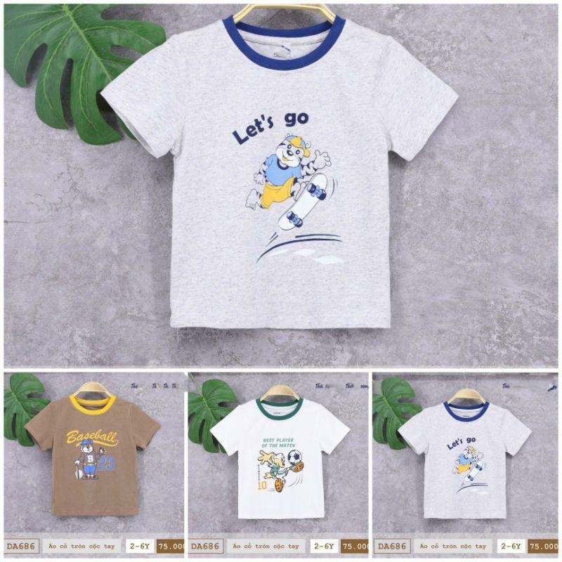 Áo cộc tay cổ tròn DA676