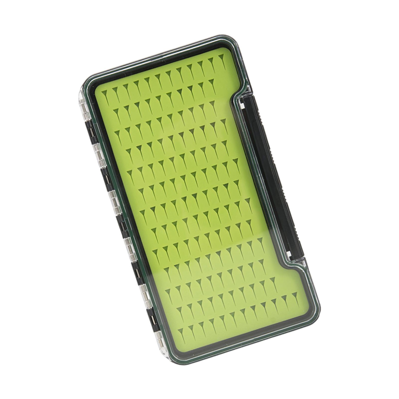 Portable Fly Fishing Box Clear Lid Baitcasting Organizer