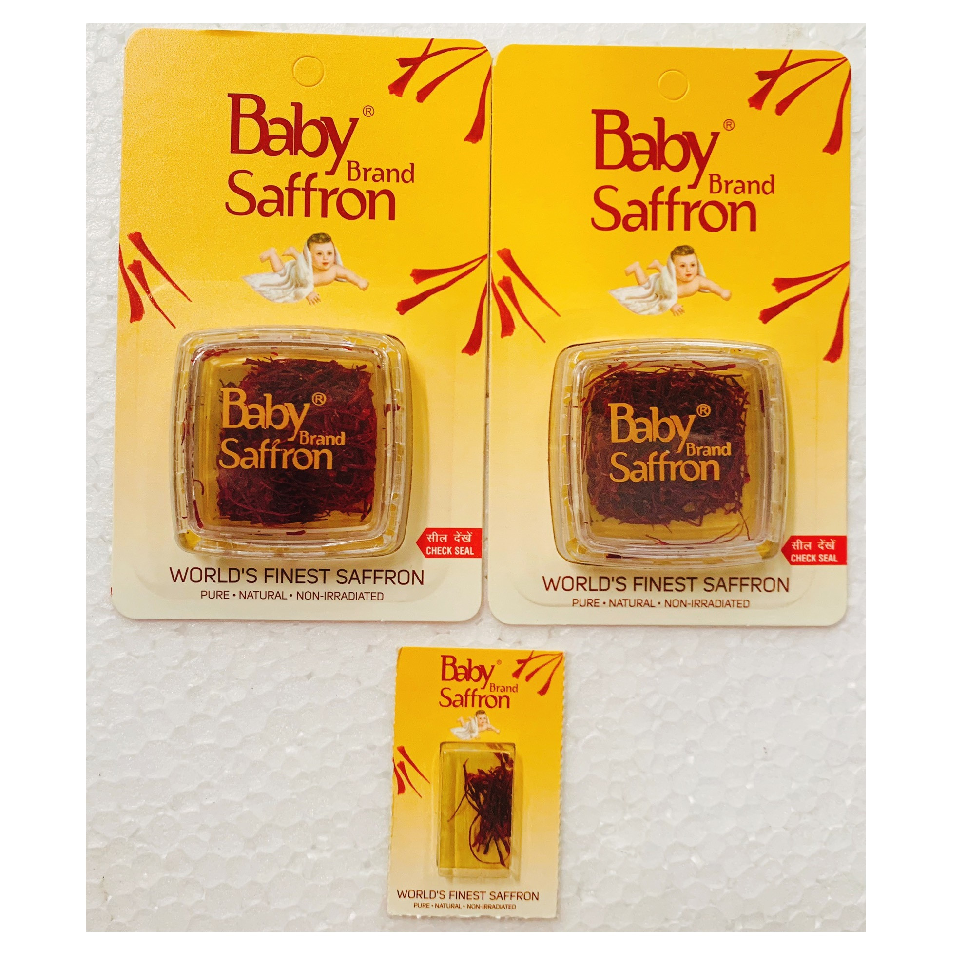 Combo 2G BABY SAFFRON CAO CẤP LOẠI 1 Nhuỵ Hoa Nghệ Tây - Baby Saffron Ấn Độ - Tặng 50Mg cùng loại