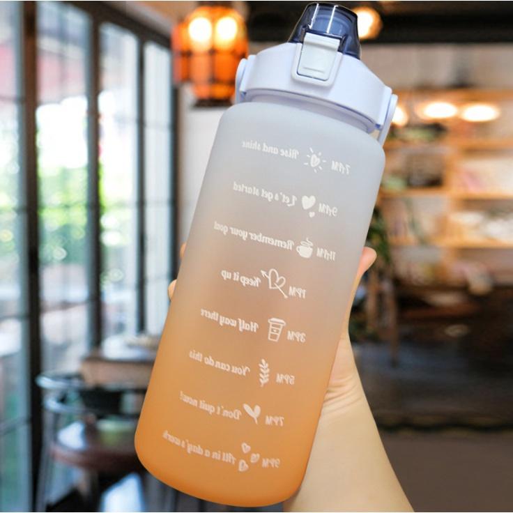 Bình Đựng Nước 2L Dễ Thương Có Vạch Chia