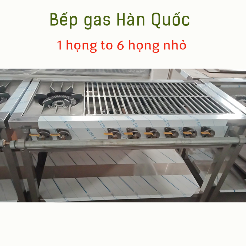 Bếp Hàn Quốc nhiều họng, dài 120 cm