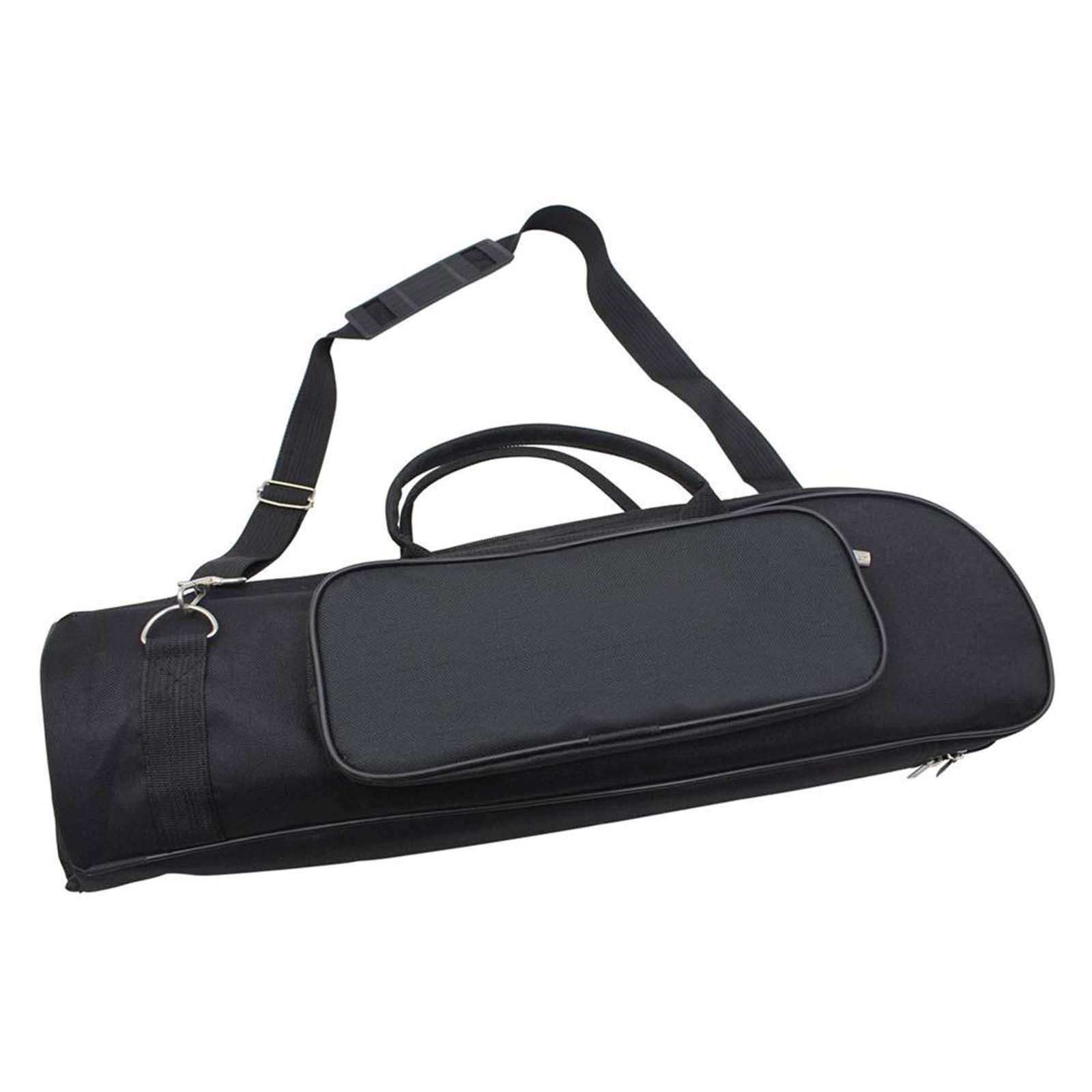Travel Trumpet Carrying Case Protective Brass Instrument Professional Wear Resistant Black