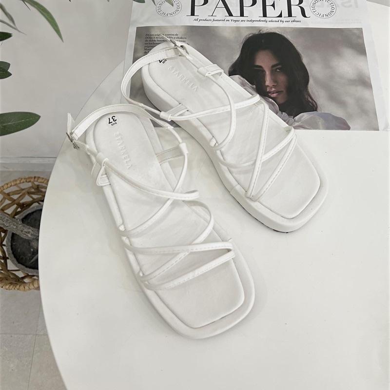 Giày sandal nữ ulzzang đế xuồng trơn 3p dây mảnh đế cao nữ Shoes Paradise SD06