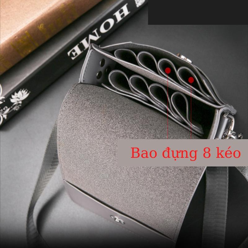 Bao đựng kéo cắt tóc chất liệu da bò cao cấp