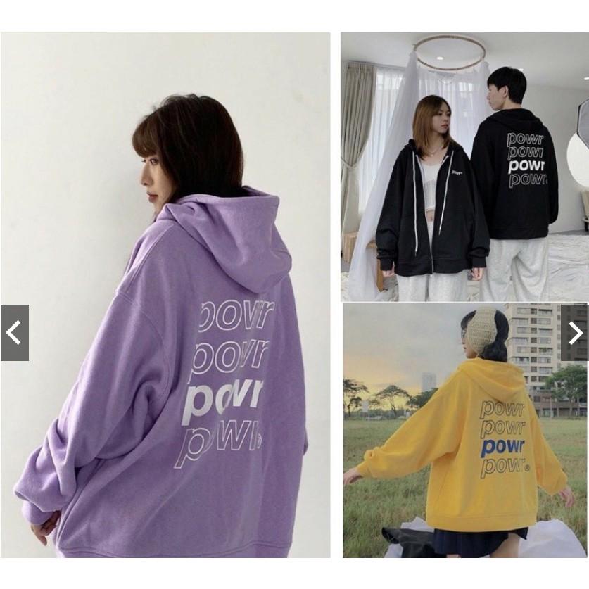 ÁO KHOÁC NỈ HOODIE FORM RỘNG