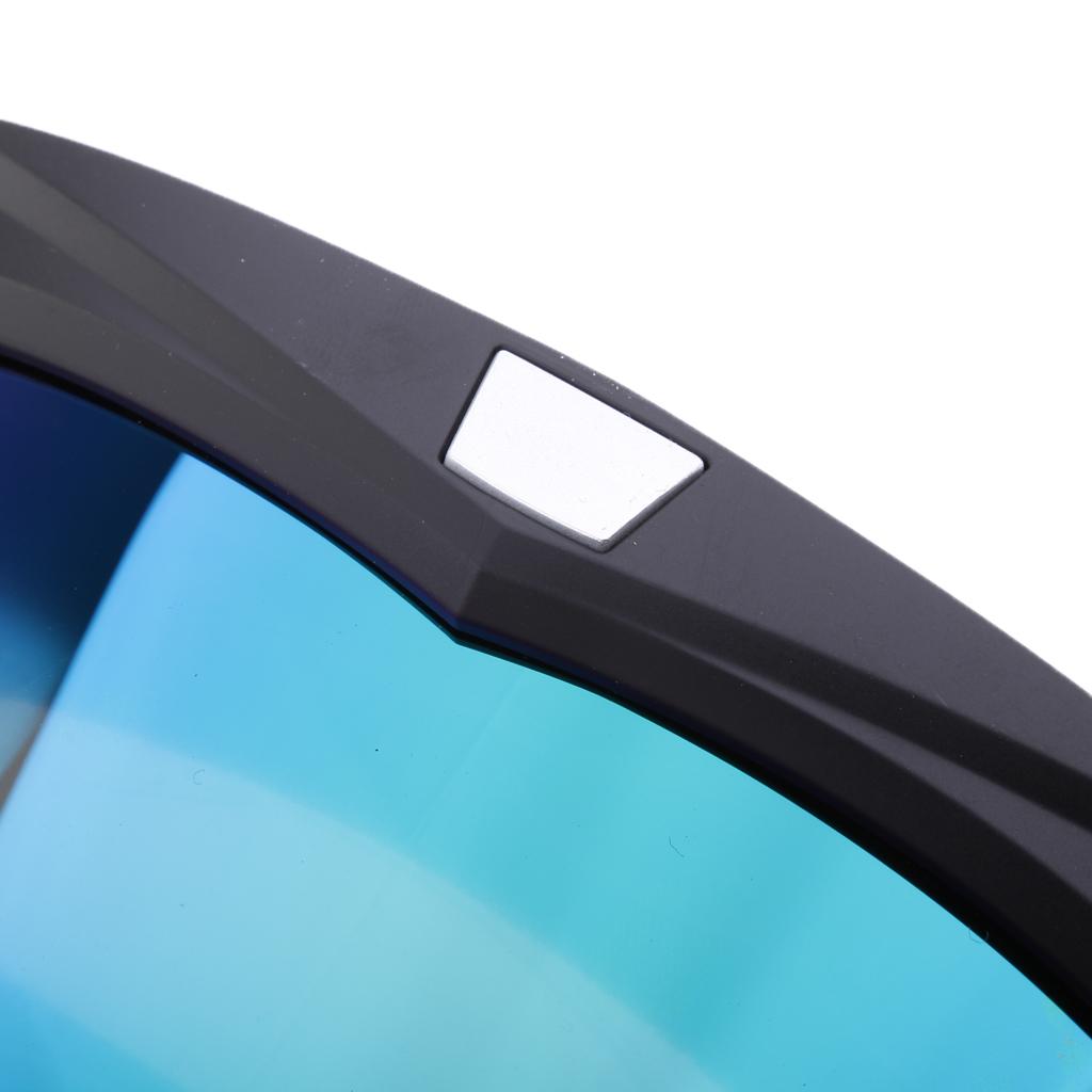 2x Detachable Face Mask Helmet Goggles Eyewear Universal for Motorcycles