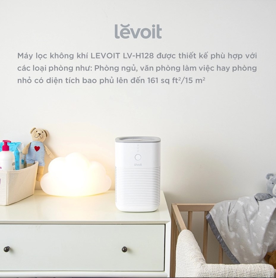 Máy lọc không khí xông tinh dầu Levoit LV-H128 - Hàng chính hãng