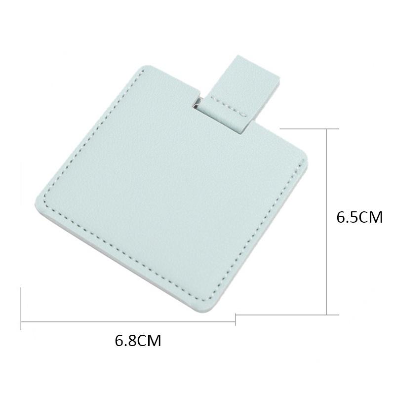 Gương Derf Trang Điểm Dạng Thẻ Vuông Nhỏ Bằng Thép Không Gỉ