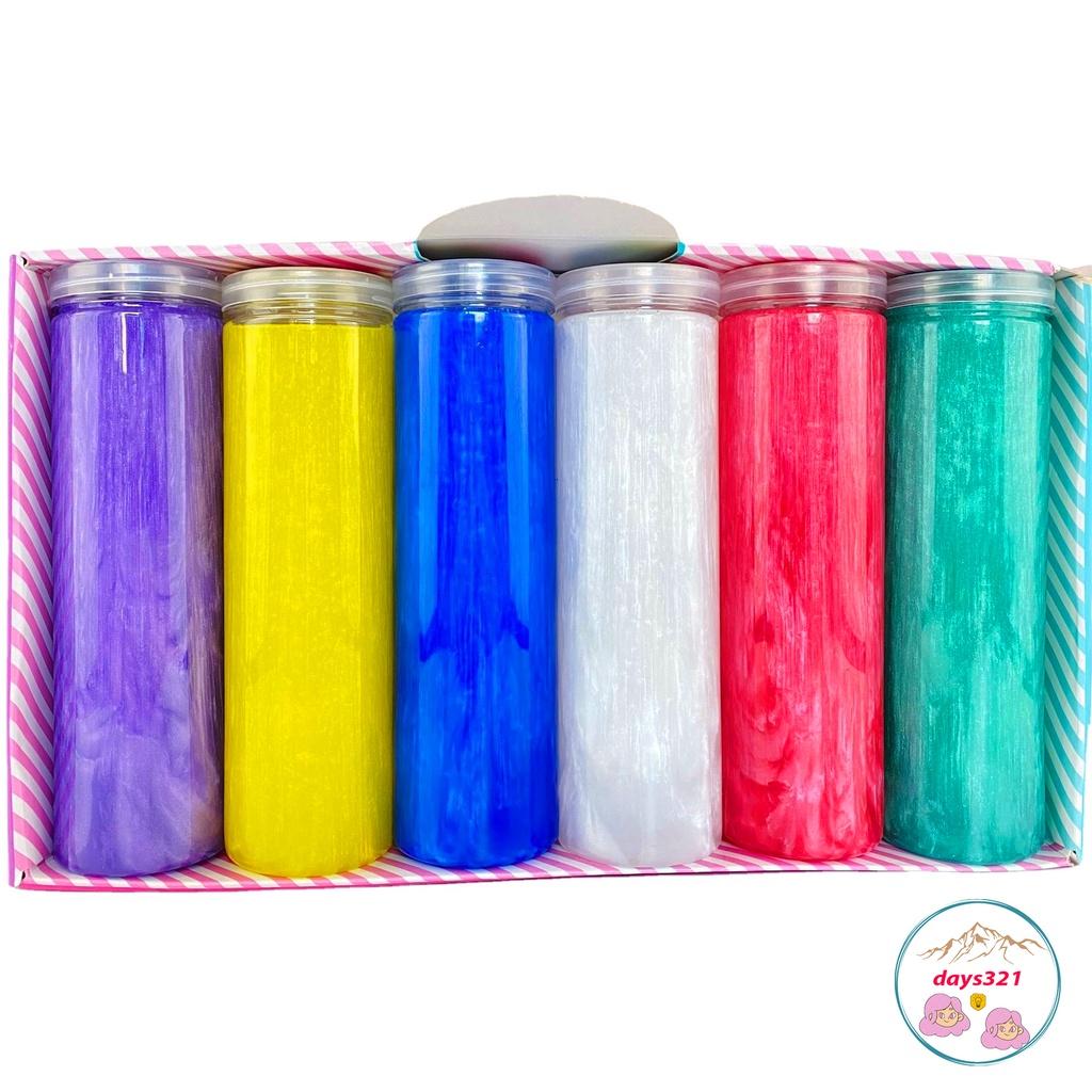 Slime LỌ ĐẶC CHAI DÀI màu thạch cực đẹp loại lớn 20CM đồ chơi slam squishy