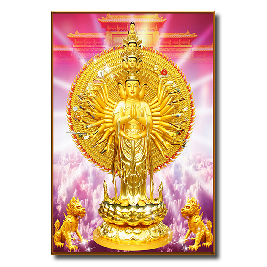 Tranh Phật Nghìn Mắt Nghìn Tay