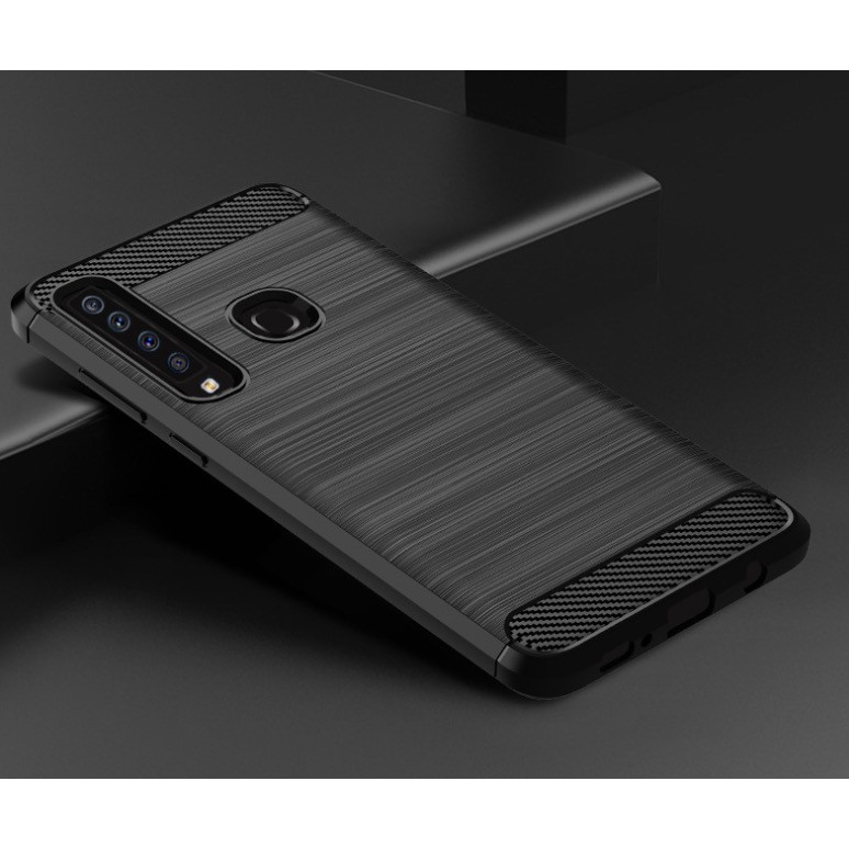 Ốp lưng chống sốc Vân Sợi Carbon cho Samsung Galaxy A9 2018